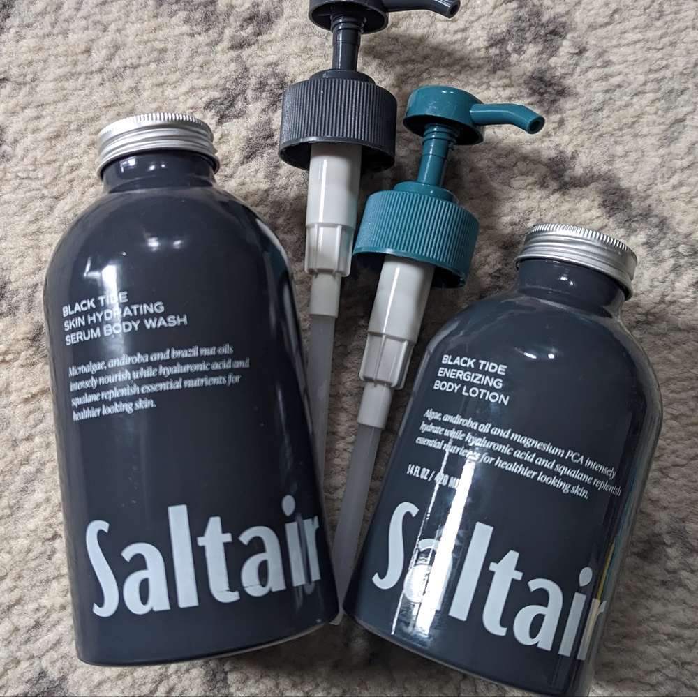 Saltair Black Tide Body Wash & Lotion